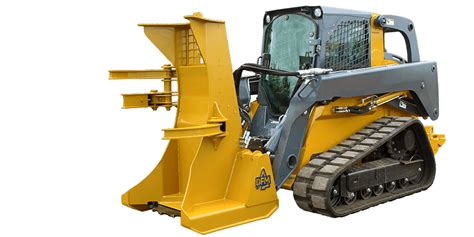 skid steer feller|feller buncher for mini excavator.